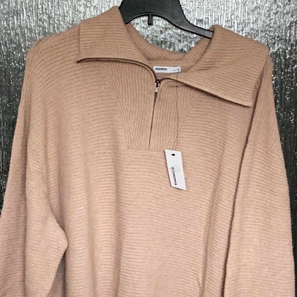 Kohl’s brand Sonoma women’s 4X beige sweater new tag still on